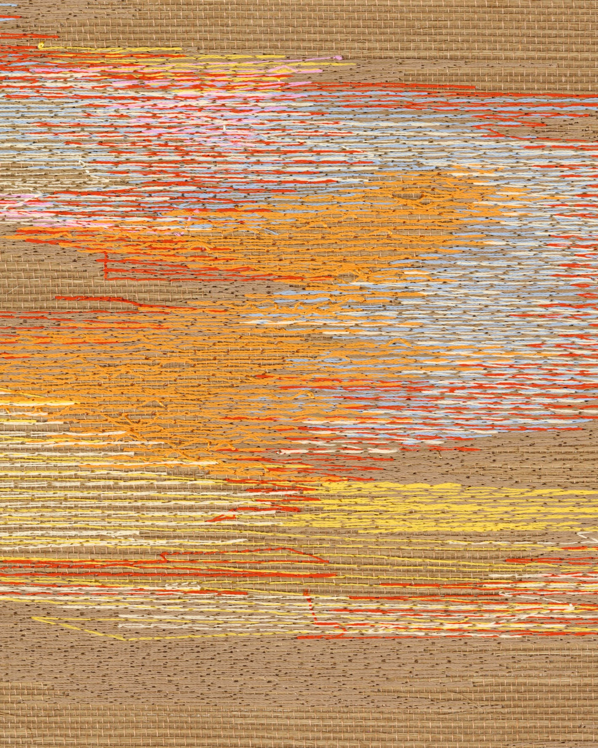Behangstaal Élitis Tribus Samarkand RM 1098 15 – dessin en kleur van dichtbij