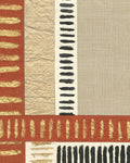 Behangstaal Élitis Pamir Shiraz RM 1126 03 – dessin en kleur van dichtbij