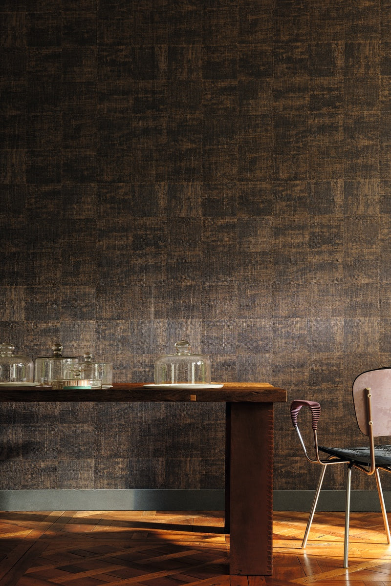 Élitis Raffia & Madagascar Raffia VP 601 80 in een sfeervol interieur
