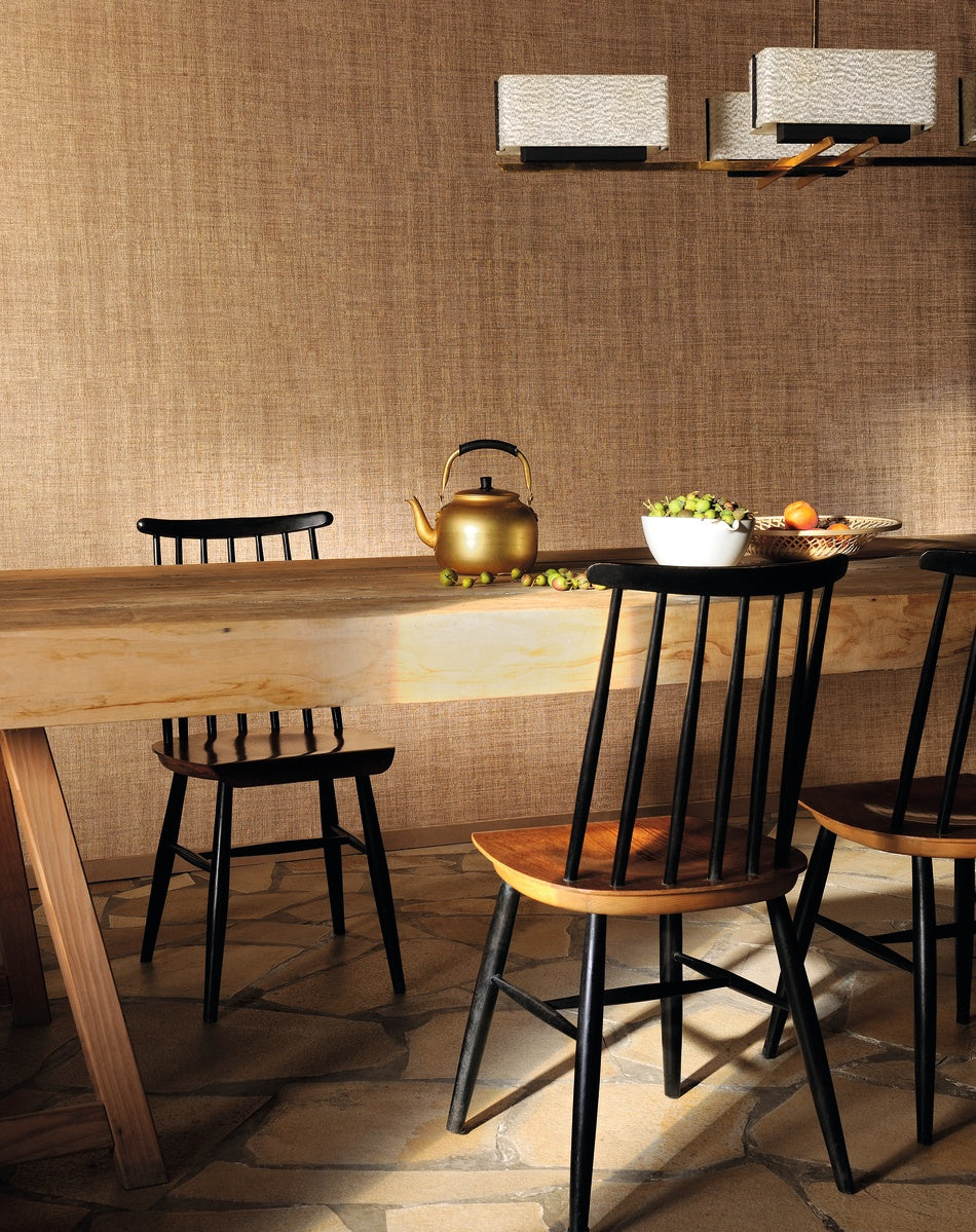 Élitis Raffia & Madagascar Madagascar VP 602 02 in een sfeervol interieur