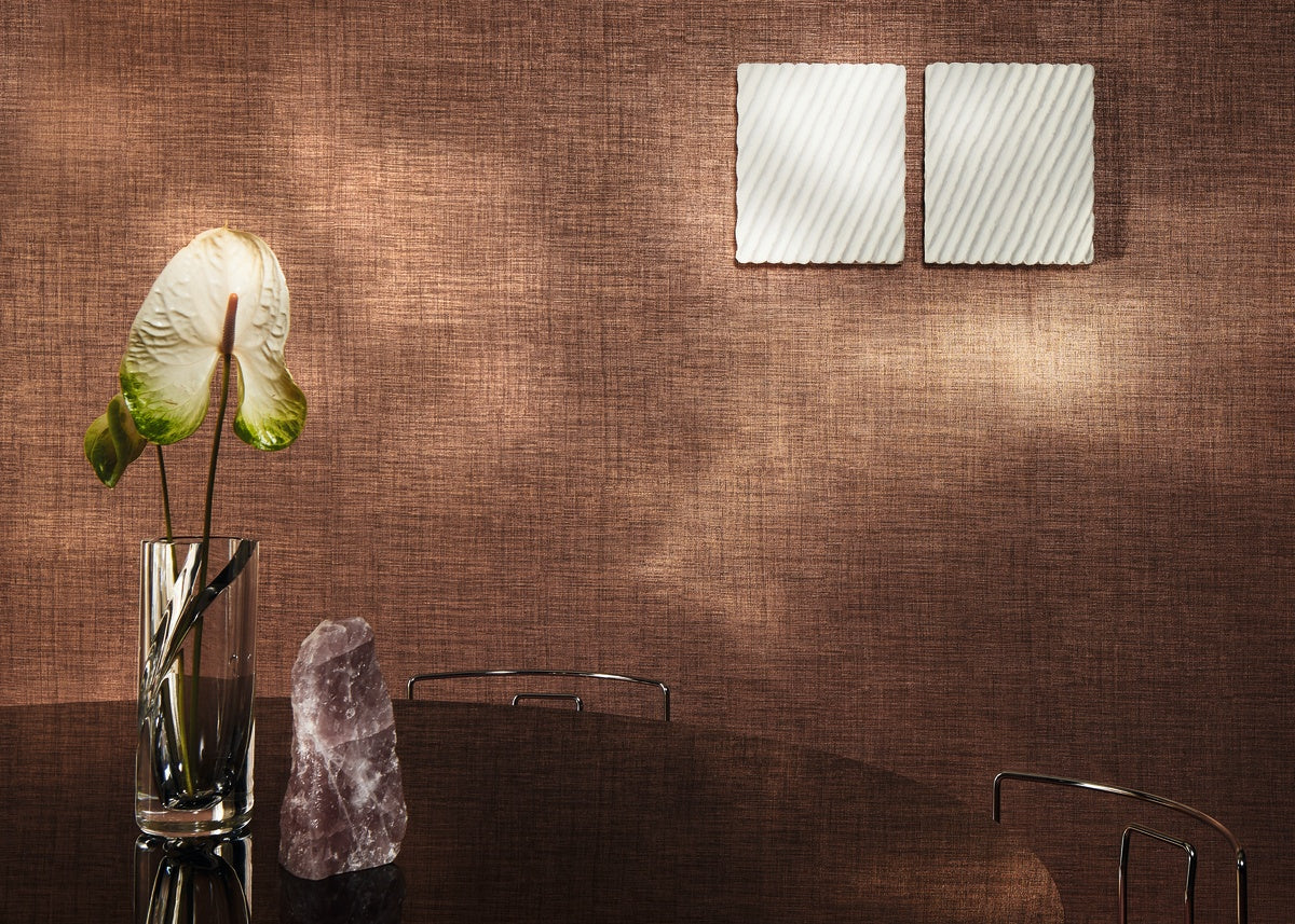 Élitis Raffia & Madagascar Madagascar VP 602 03 in een sfeervol interieur