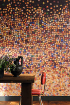 Élitis Raffia & Madagascar A Big Splash VP 604 01 in een sfeervol interieur