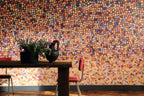 Élitis Raffia & Madagascar A Big Splash VP 604 01 in een sfeervol interieur