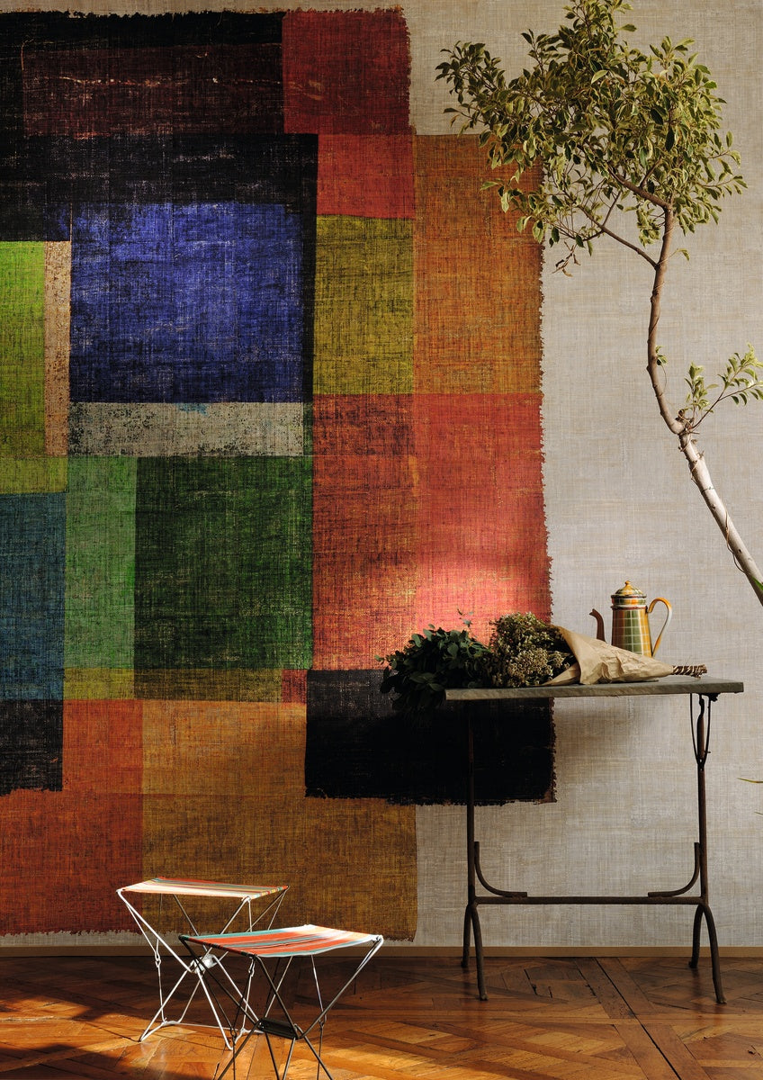 Élitis Raffia & Madagascar Untitled VP 605 01 in een sfeervol interieur