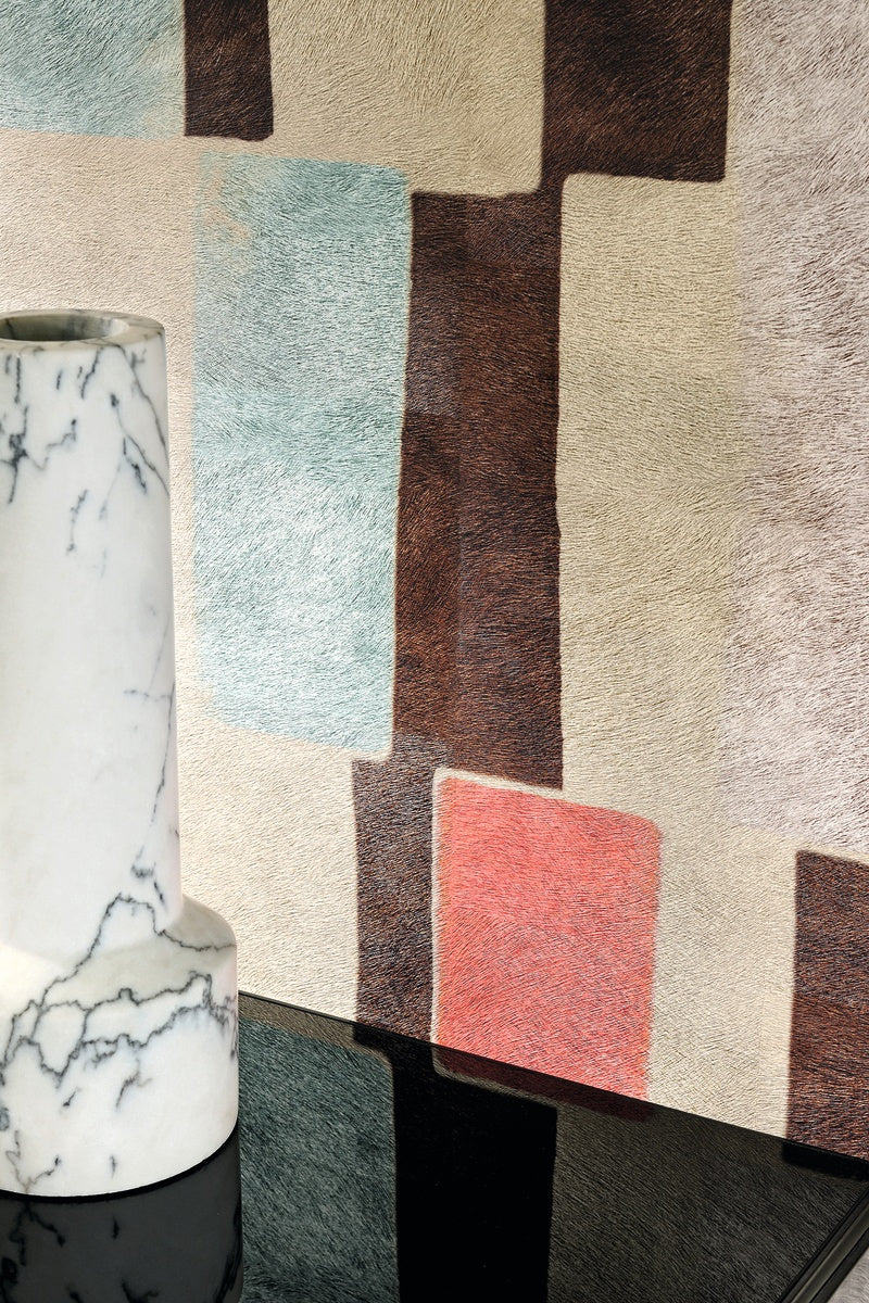 Elitis Indomptée VP 617 01 Tribeca in een sfeervol interieur