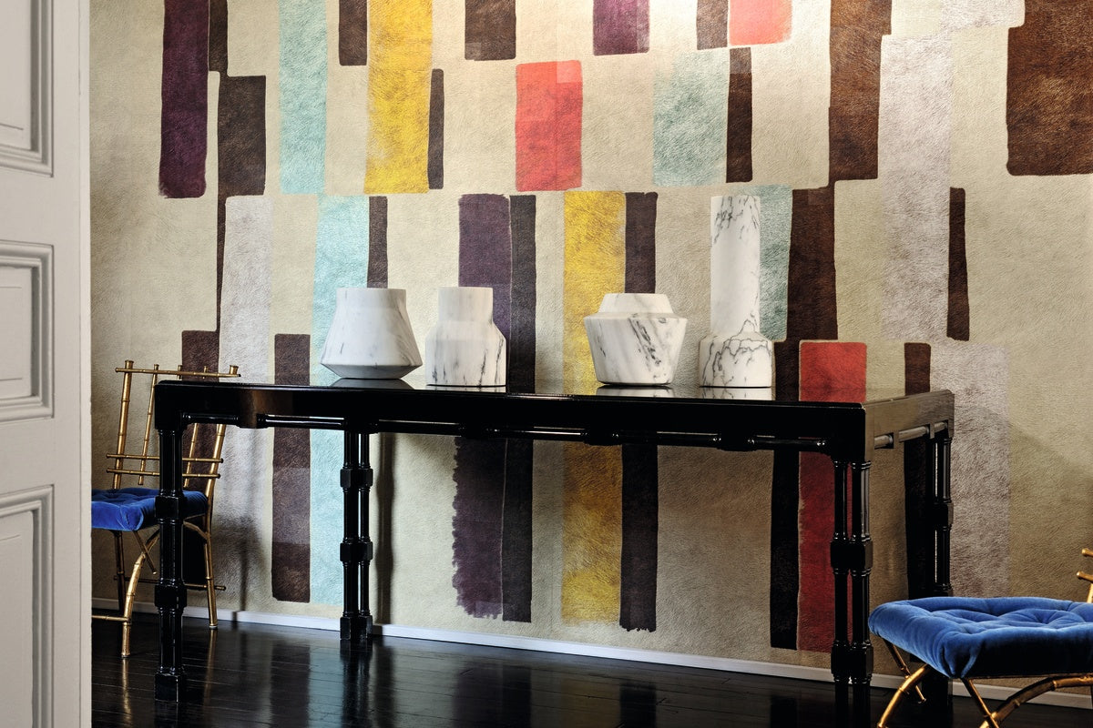 Elitis Indomptée VP 617 01 Tribeca in een sfeervol interieur