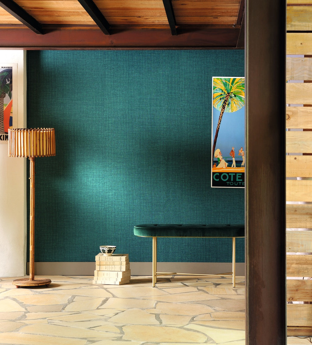 Élitis Raffia & Madagascar Madagascar VP 631 44 in een sfeervol interieur