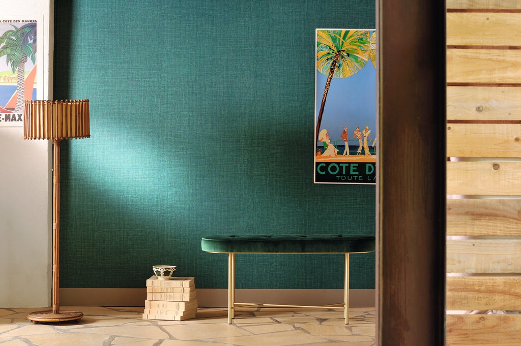 Élitis Raffia & Madagascar Madagascar VP 631 44 in een sfeervol interieur