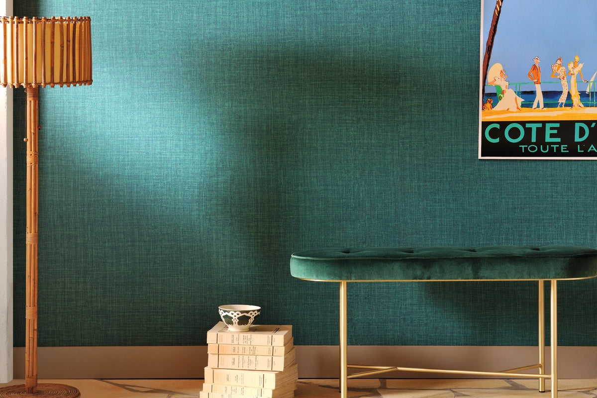 Élitis Raffia & Madagascar Madagascar VP 631 44 in een sfeervol interieur