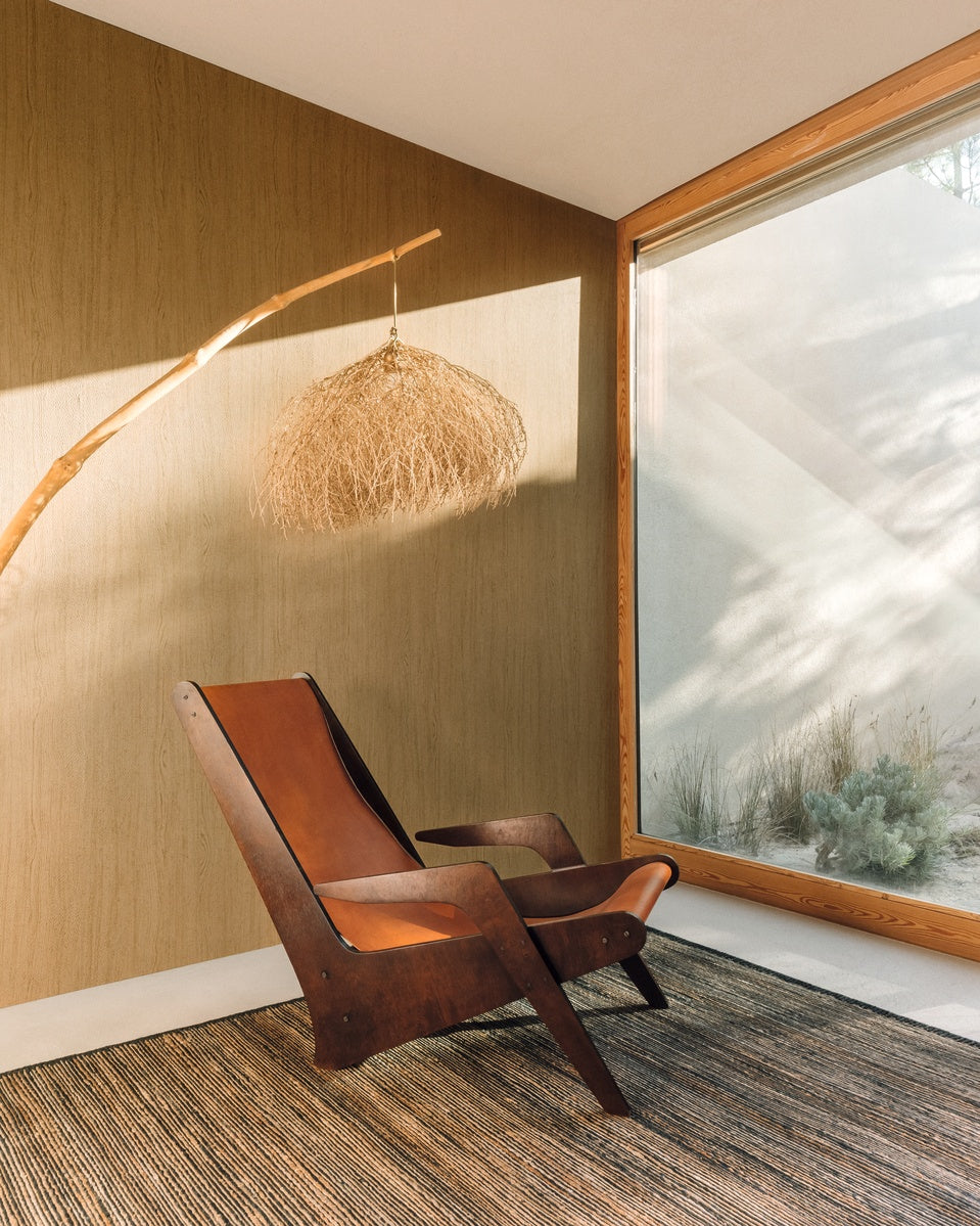 Élitis Bois Sculpté Gouge VP 936 70 in een sfeervol interieur