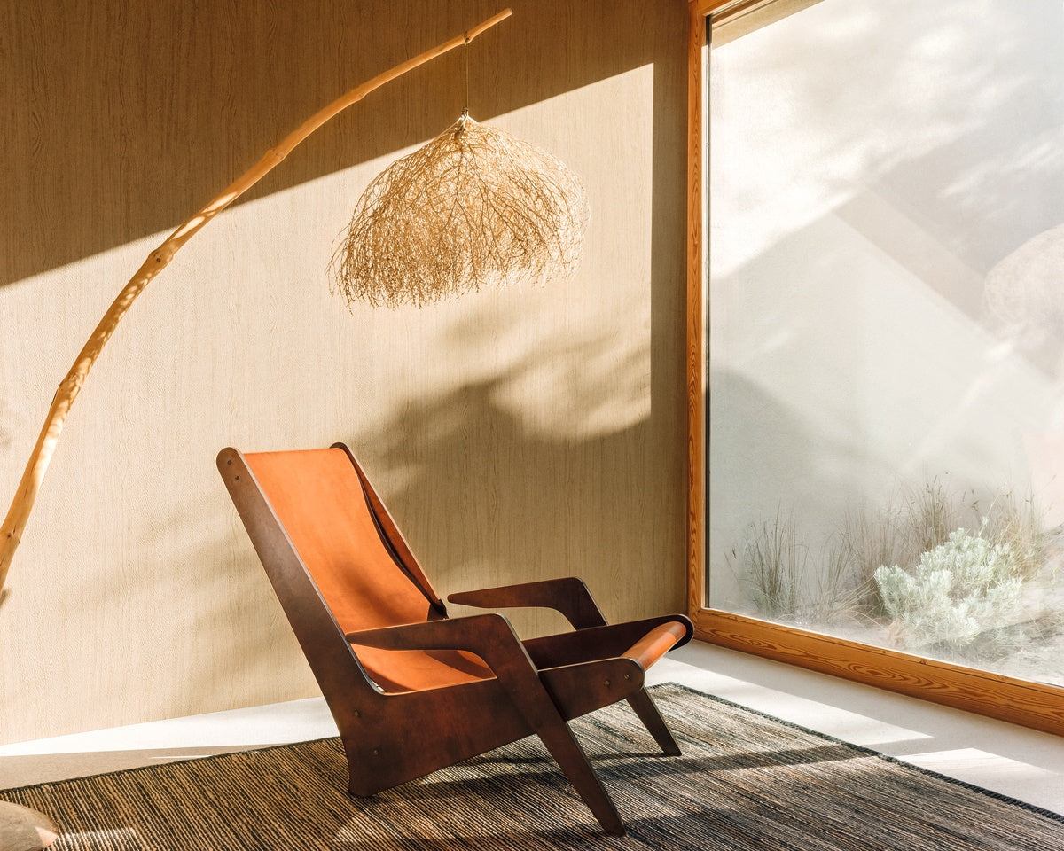 Élitis Bois Sculpté Gouge VP 936 70 in een sfeervol interieur