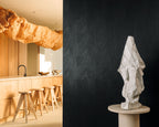Élitis Bois Sculpté Gouge VP 936 80 in een sfeervol interieur