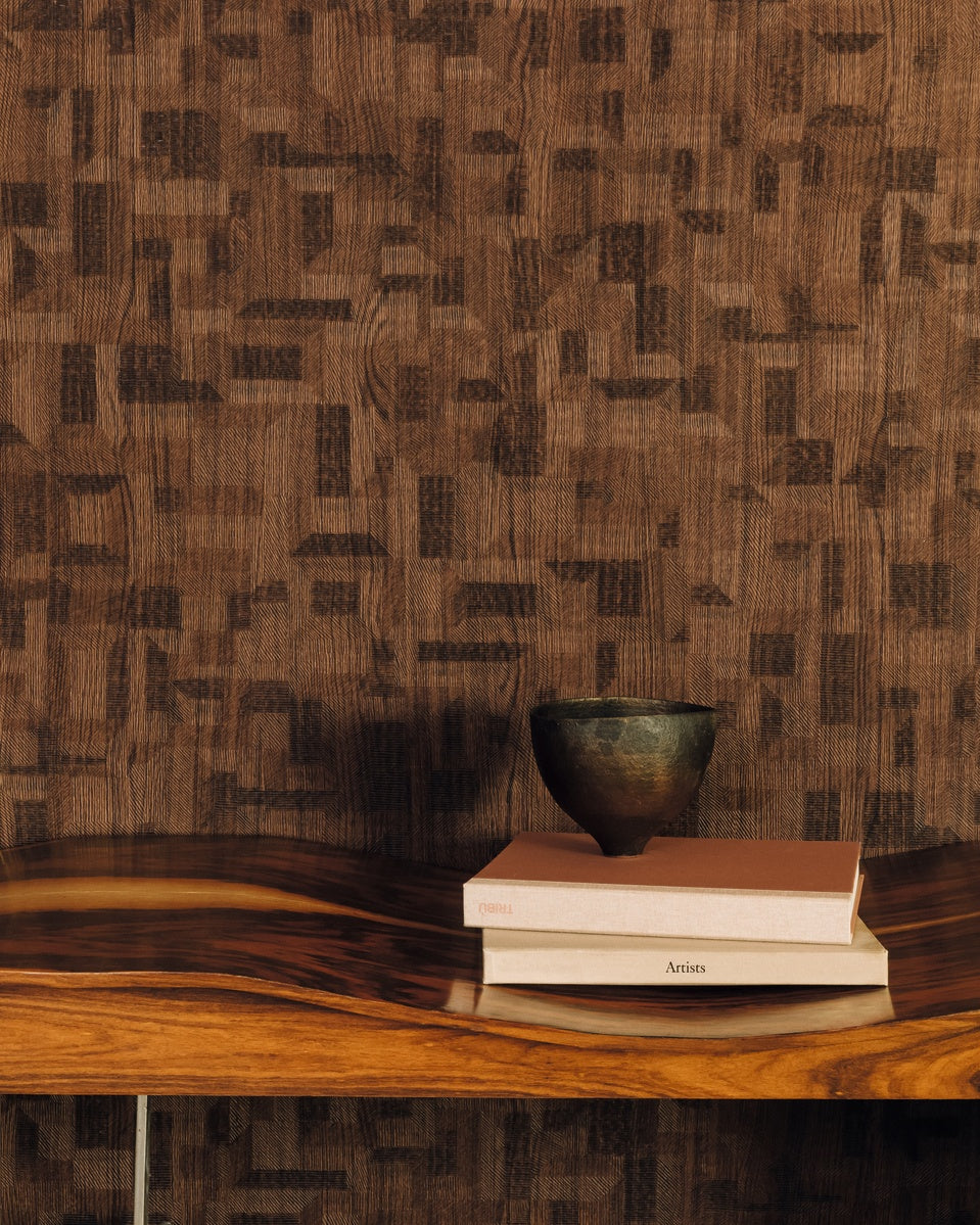 Élitis Bois Sculpté Ramille VP 938 71 in een sfeervol interieur