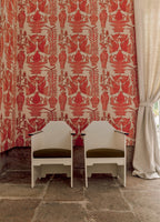 Élitis Lins Brodés Paros VP 954 05 in een sfeervol interieur