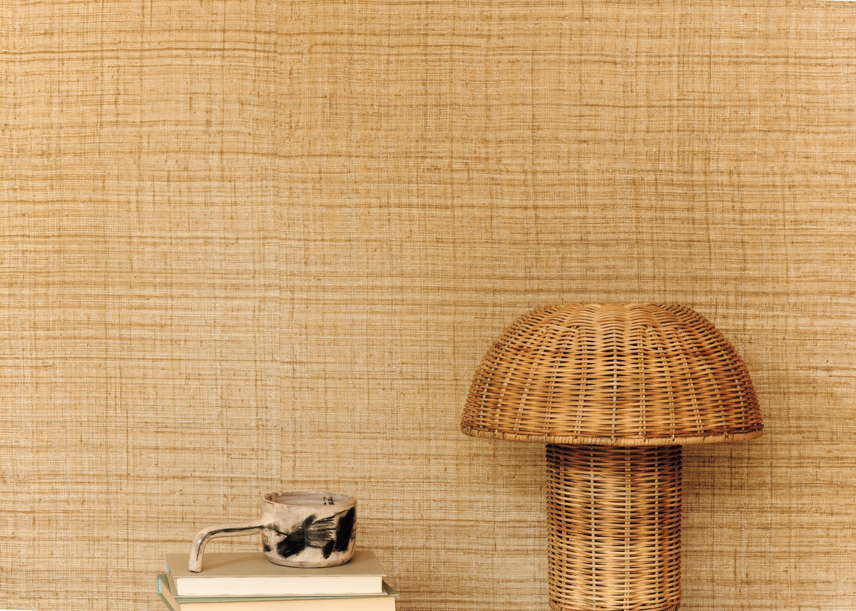 Élitis Matières Végétales Abaca VP 983 06 in een sfeervol interieur