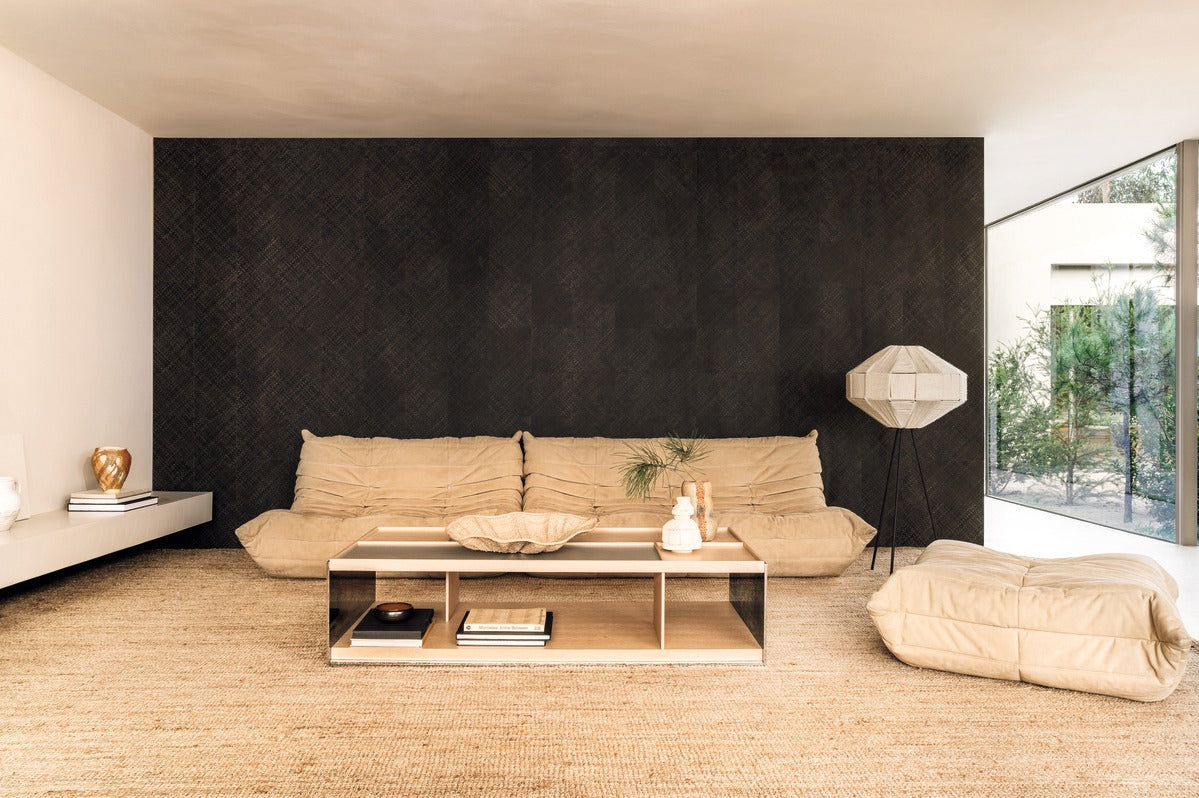 Élitis Matières Végétales Buri VP 985 38 in een sfeervol interieur