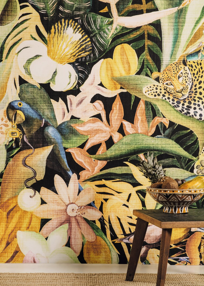 Élitis Matières Végétales Costalegre VP 992 01 in een sfeervol interieur