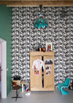 Farrow & Ball Bamboo Papers BP 2119 behang in een kinderkamer
