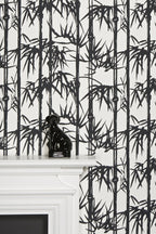 Farrow & Ball Bamboo Papers BP 2119 behang in een interieur, sfeerbeeld 2