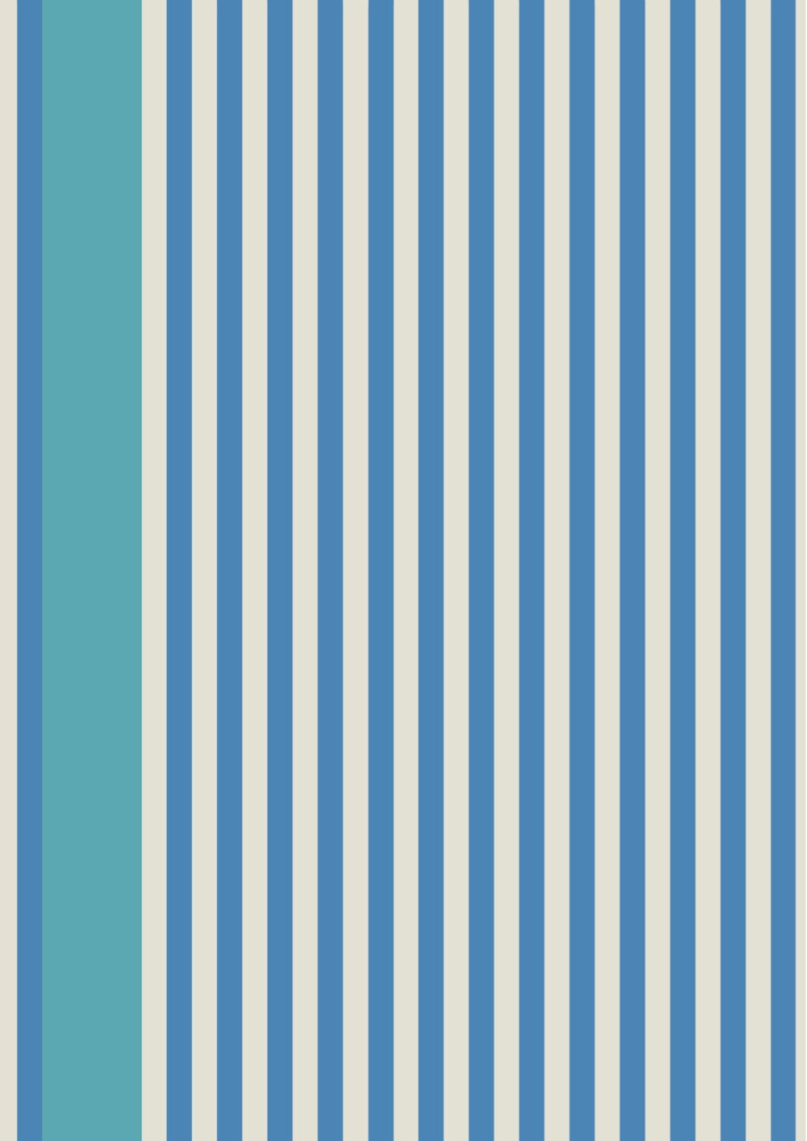 Farrow & Ball Carte Blanche Stripe 61-01 behang