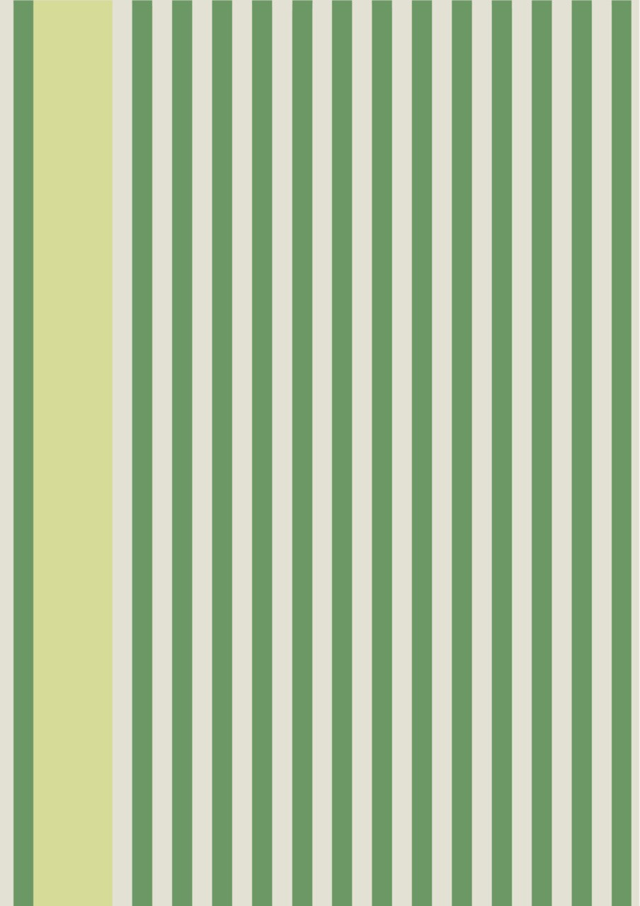 Farrow & Ball Carte Blanche Stripe 61-02 behang
