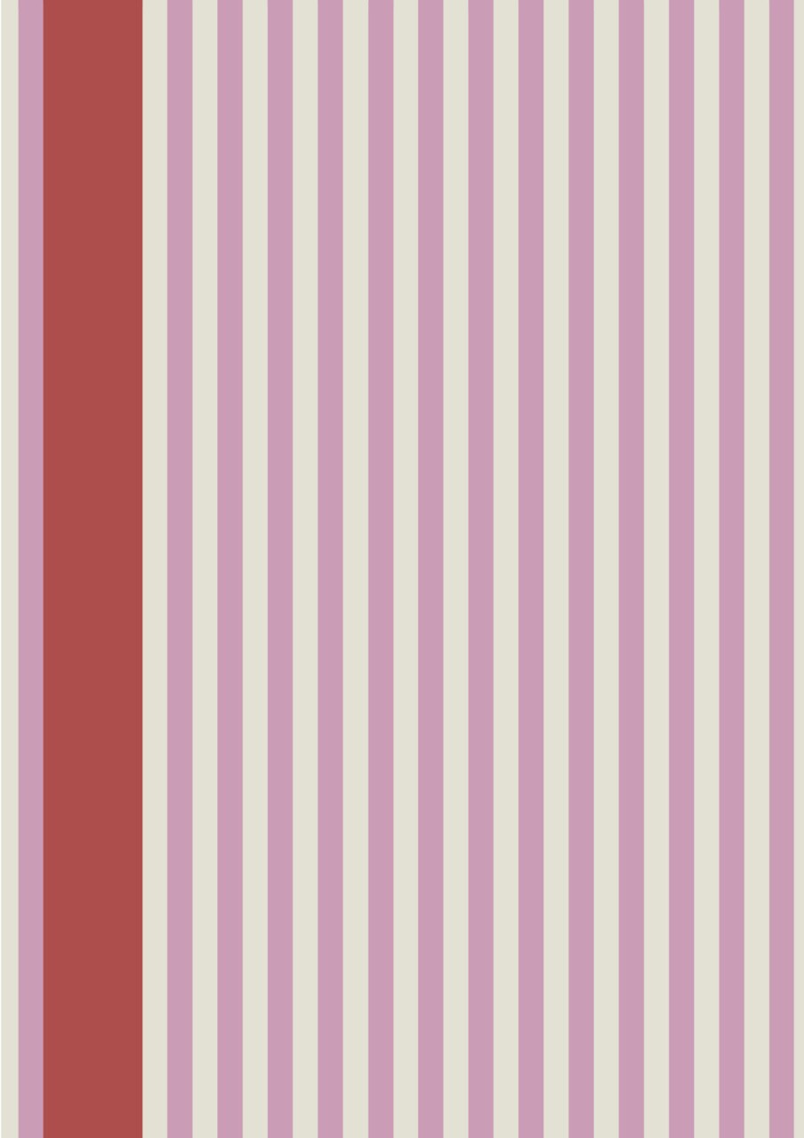 Farrow & Ball Carte Blanche Stripe 61-03 behang