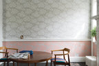 Farrow & Ball Hornbeam 5004 behang sfeerbeeld