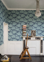 Farrow & Ball Hornbeam 5007 behang sfeerbeeld
