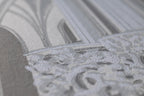 Farrow & Ball The Heritage Papers 6901 Gothic behang, close-up van de print 2
