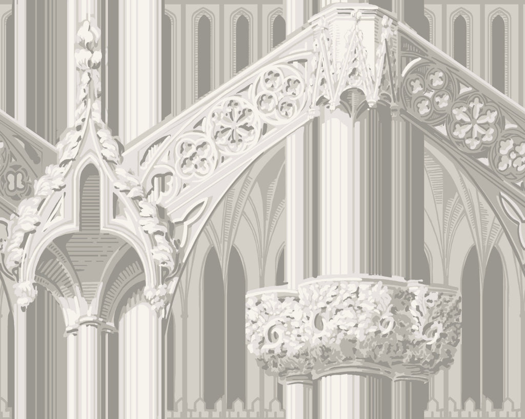 Farrow & Ball The Heritage Papers 6901 Gothic behang