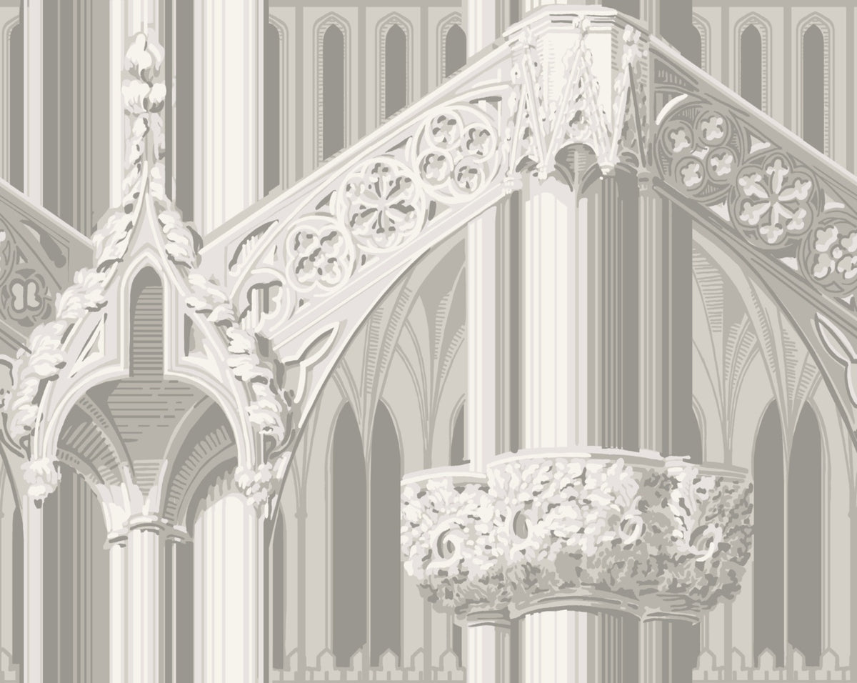 Farrow & Ball The Heritage Papers 6901 Gothic behang