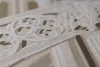 Farrow & Ball The Heritage Papers 6902 Gothic behang, close-up van de print 2