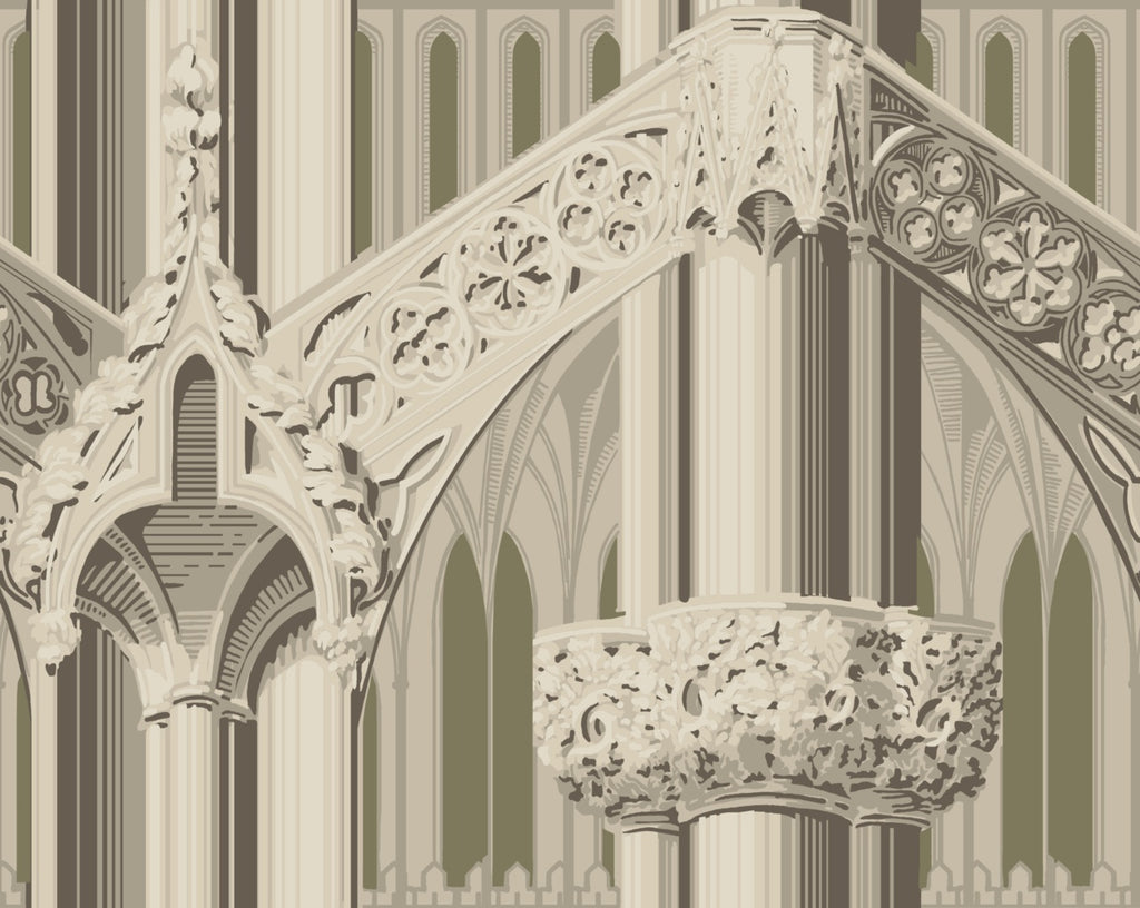 Farrow & Ball The Heritage Papers 6902 Gothic behang