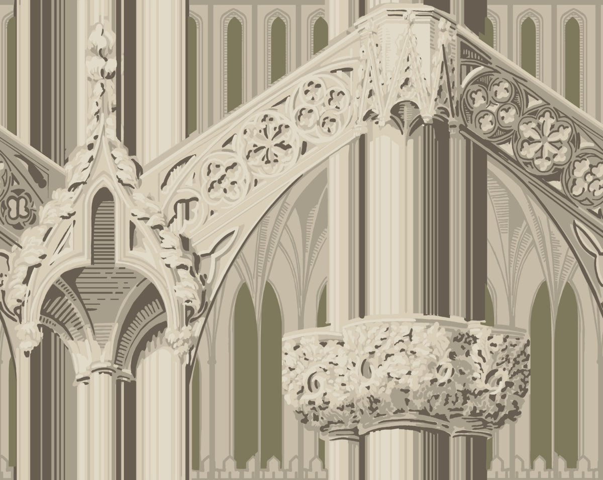 Farrow & Ball The Heritage Papers 6902 Gothic behang