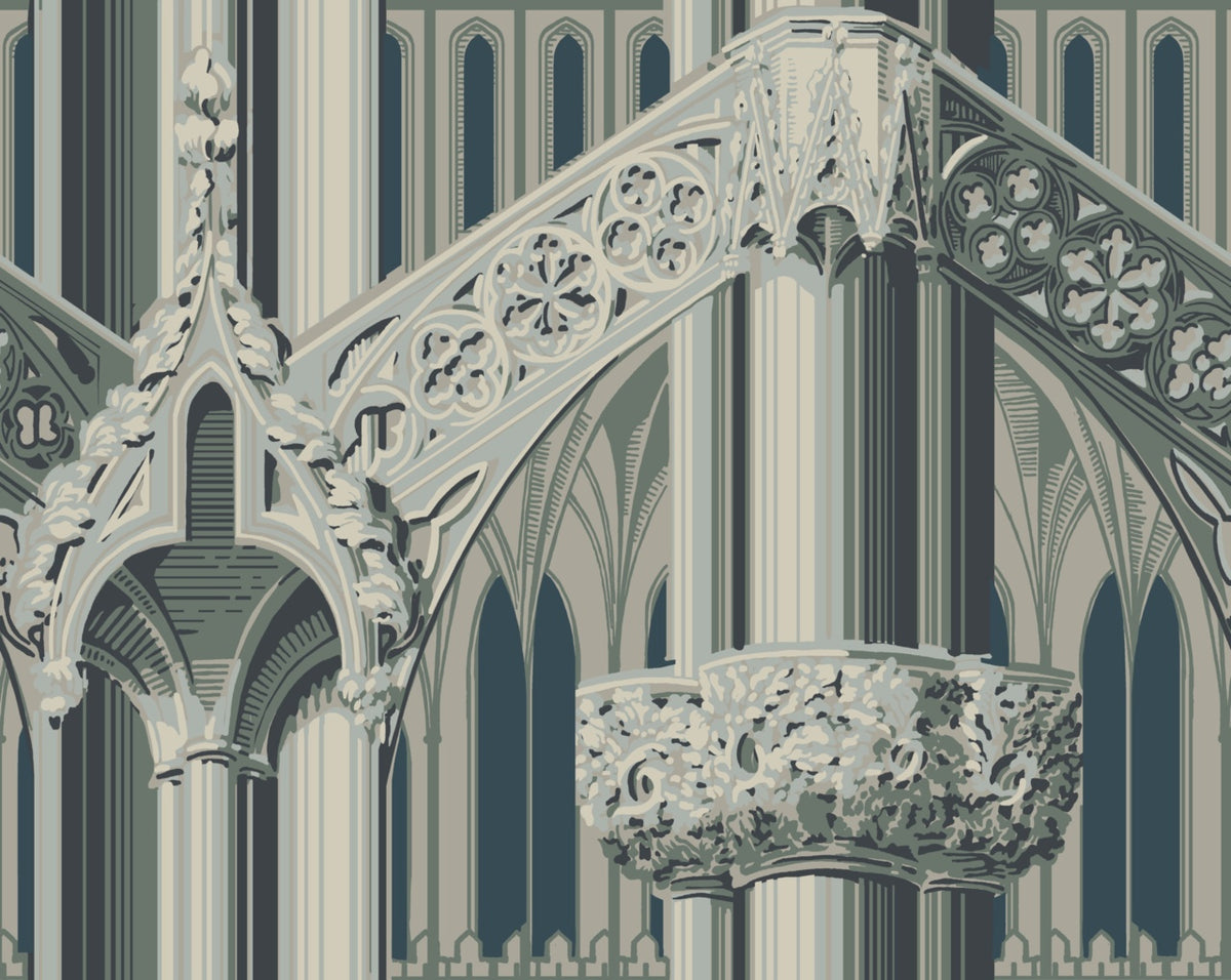 Farrow & Ball The Heritage Papers 6903 Gothic behang