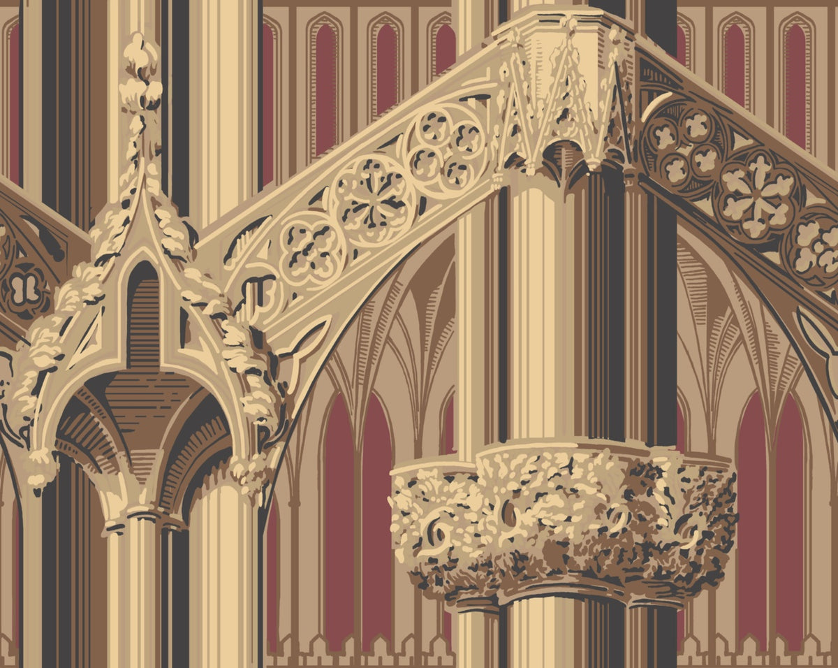 Farrow & Ball The Heritage Papers 6904 Gothic behang