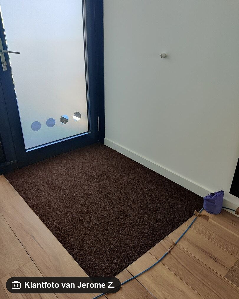 Klantfoto van Jerome Z. bij Forbo Coral Classic 4726 Auburn – Droog- en schoonloopmat op maat