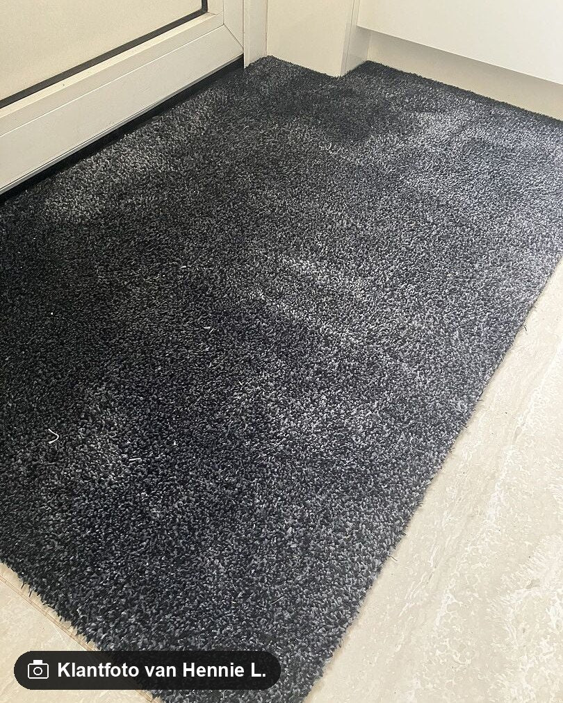 Klantfoto van Hennie L. bij Hamat Aqua Luxe 007 Antraciet – Wasbare droogloopmat