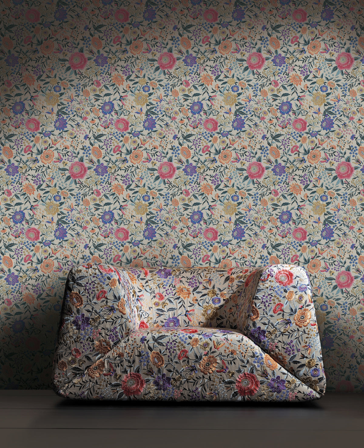Hookedonwalls Missoni Home 10015 behang sfeerbeeld
