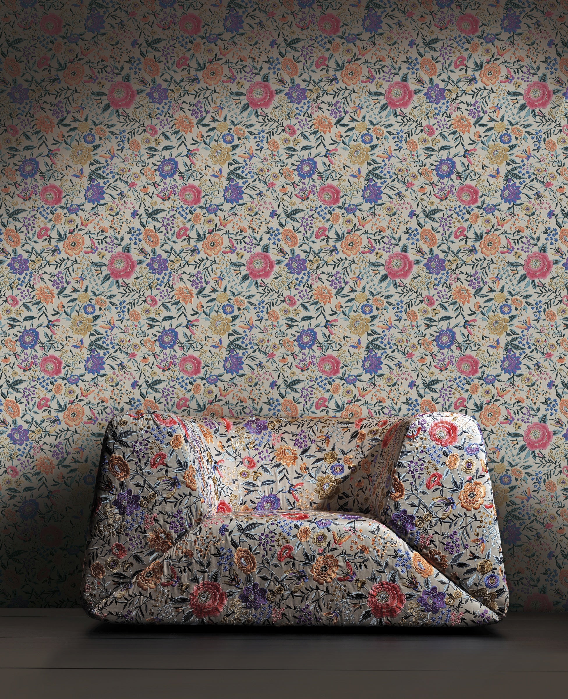 Hookedonwalls Missoni Home 10015 behang sfeerbeeld
