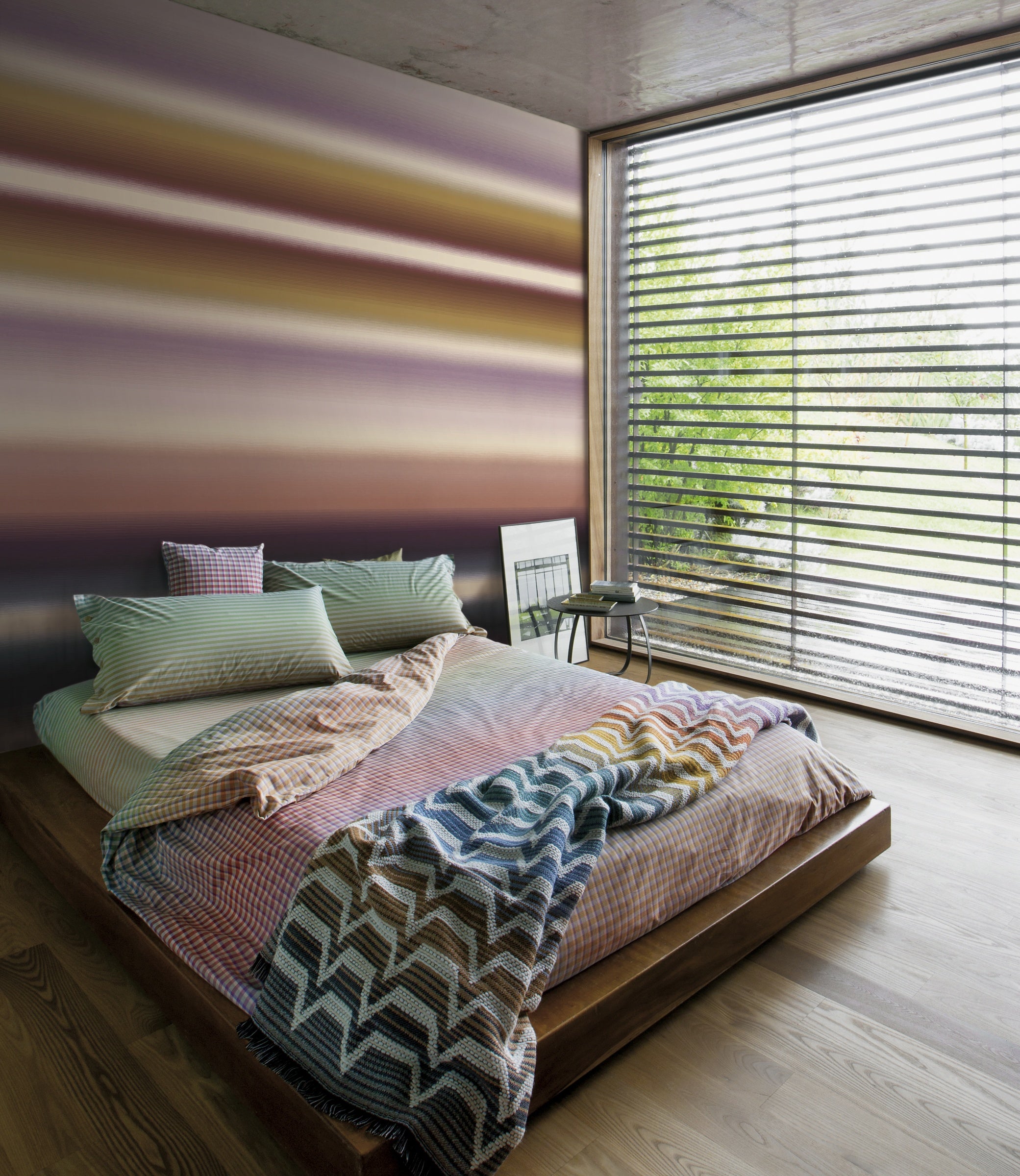 Hookedonwalls Missoni Home 20093 behang sfeerbeeld
