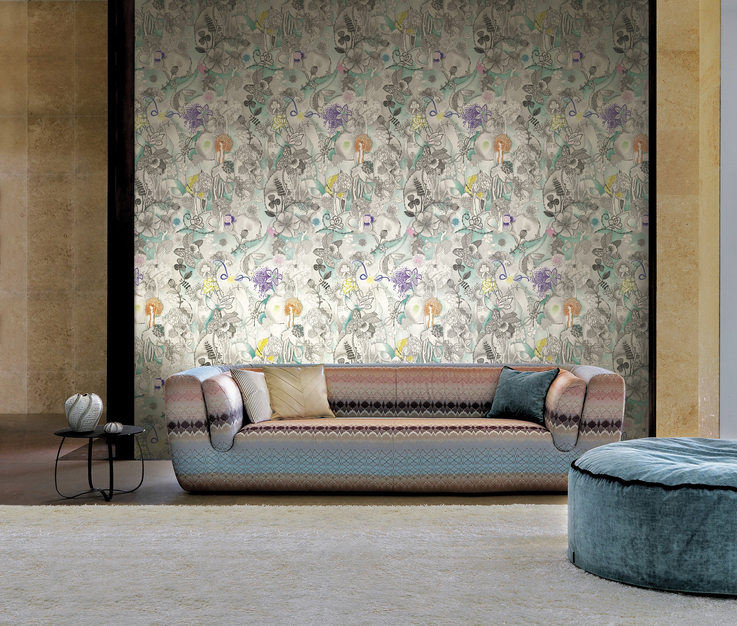 Hookedonwalls Missoni Home 20094 behang sfeerbeeld