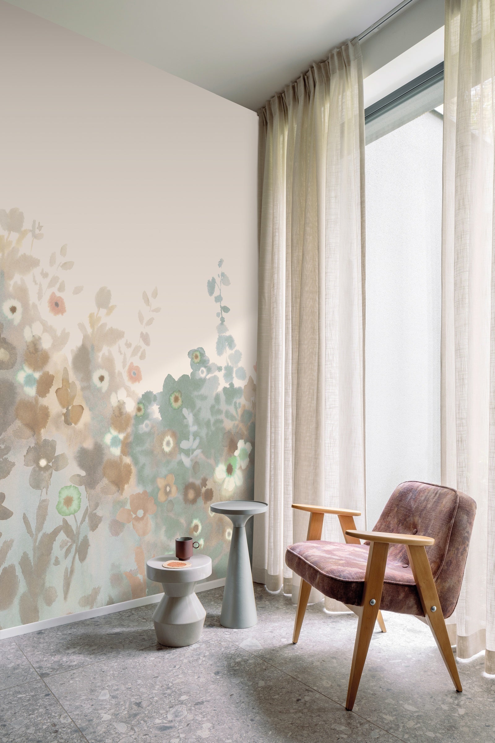 Hookedonwalls Promenade Meadow 20280 behang sfeerbeeld