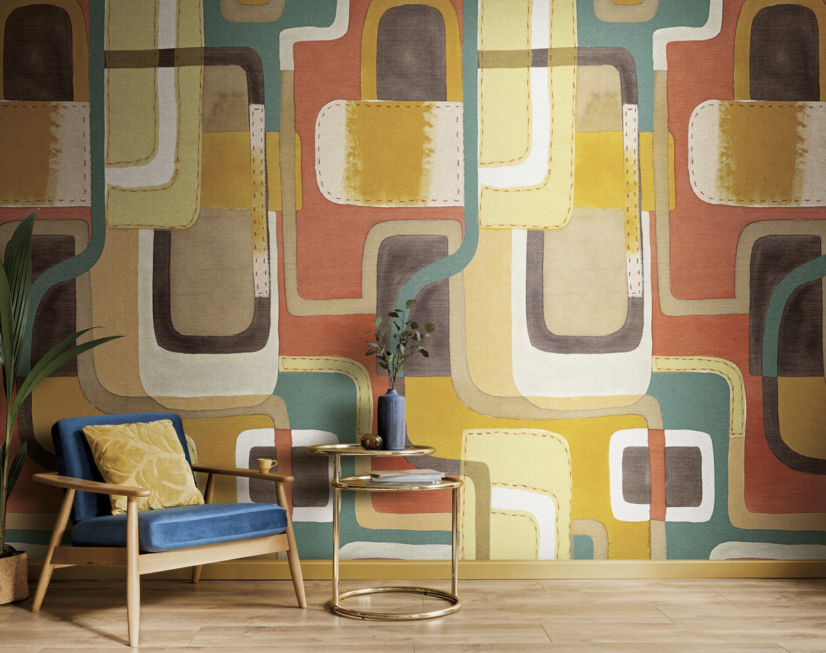 Hookedonwalls Cabane Alma 20923 behang sfeerbeeld