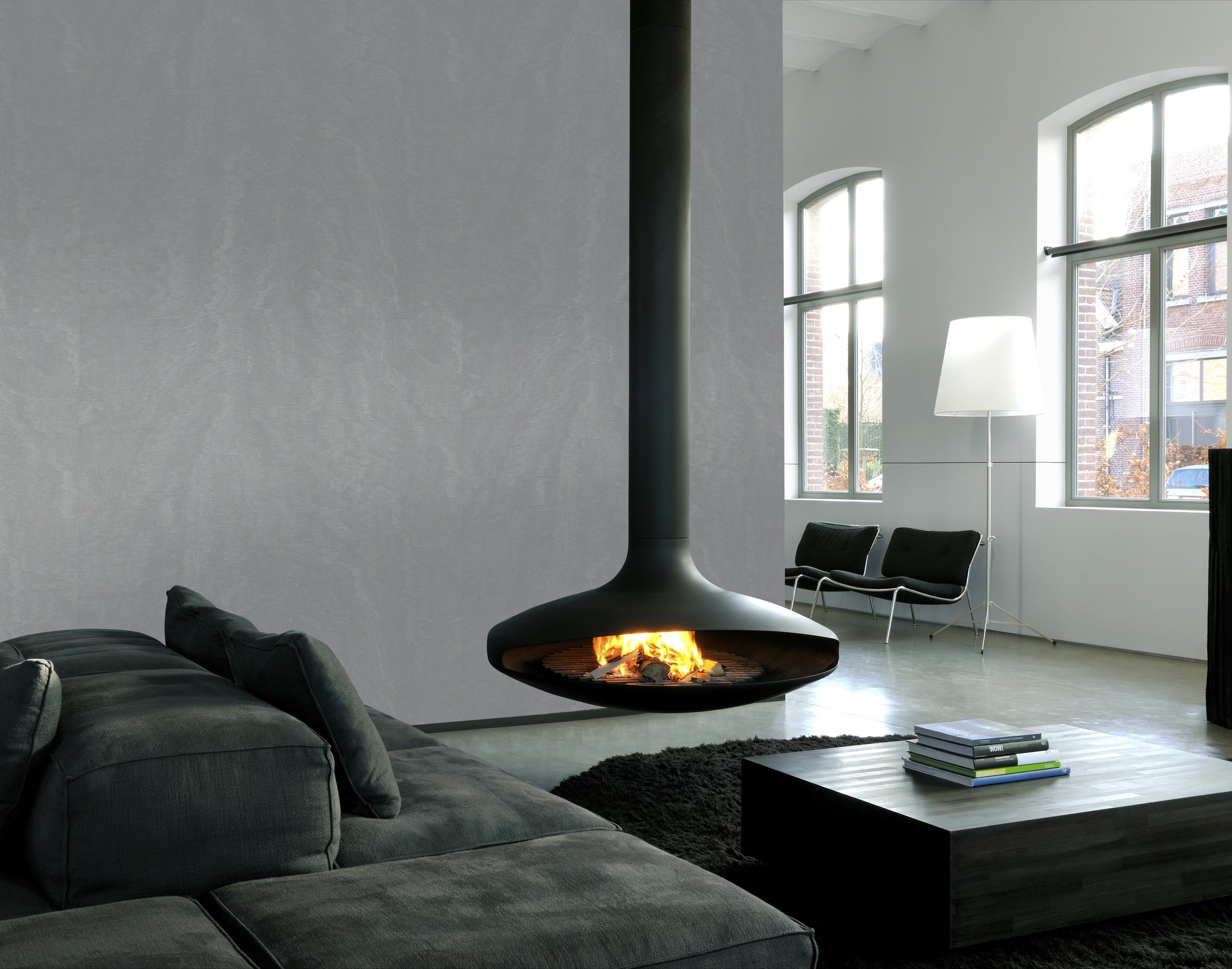 Hookedonwalls Material Matters Moire 24739 behang sfeerbeeld