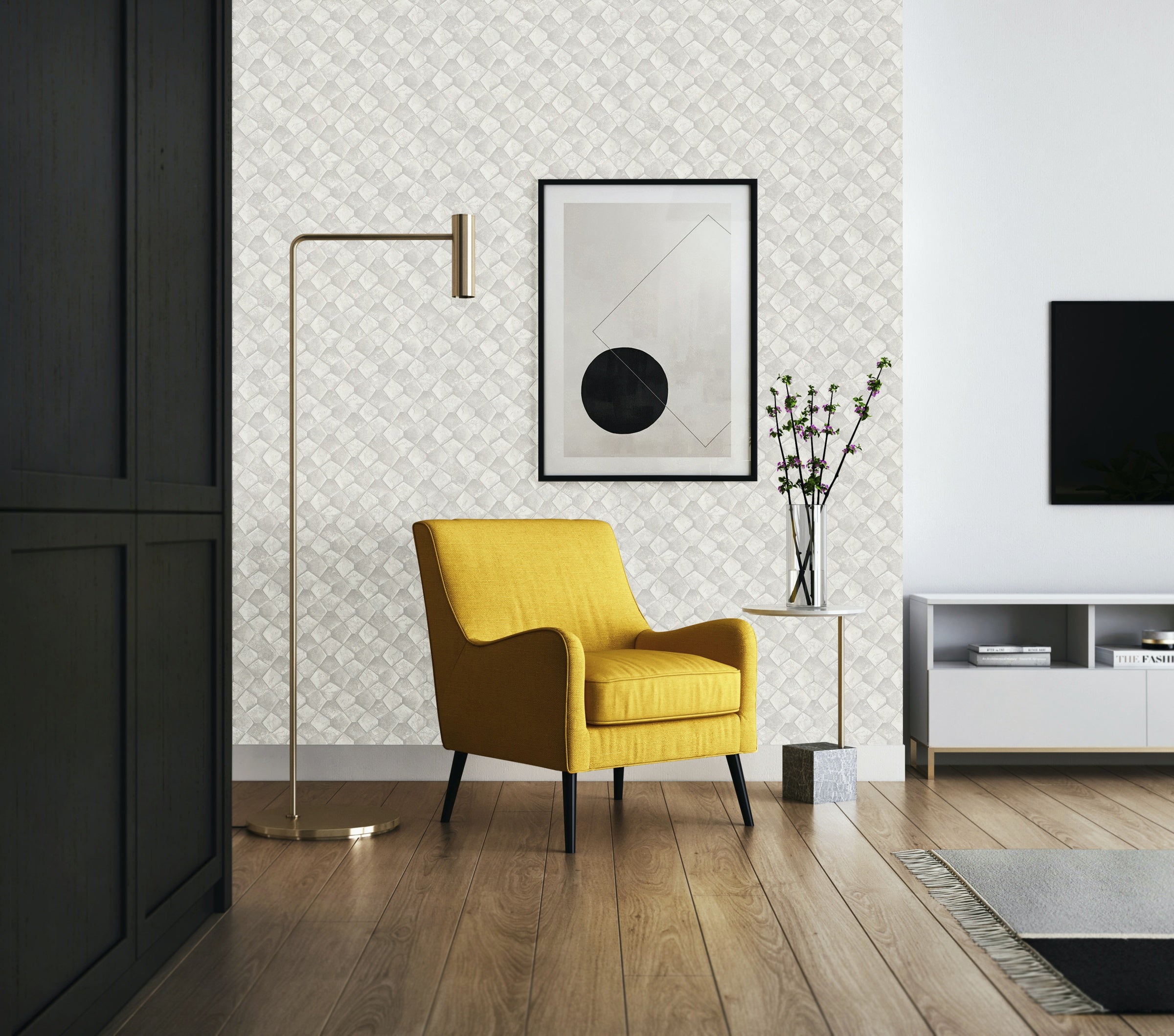 Hookedonwalls Material Matters Skin 24745 behang sfeerbeeld