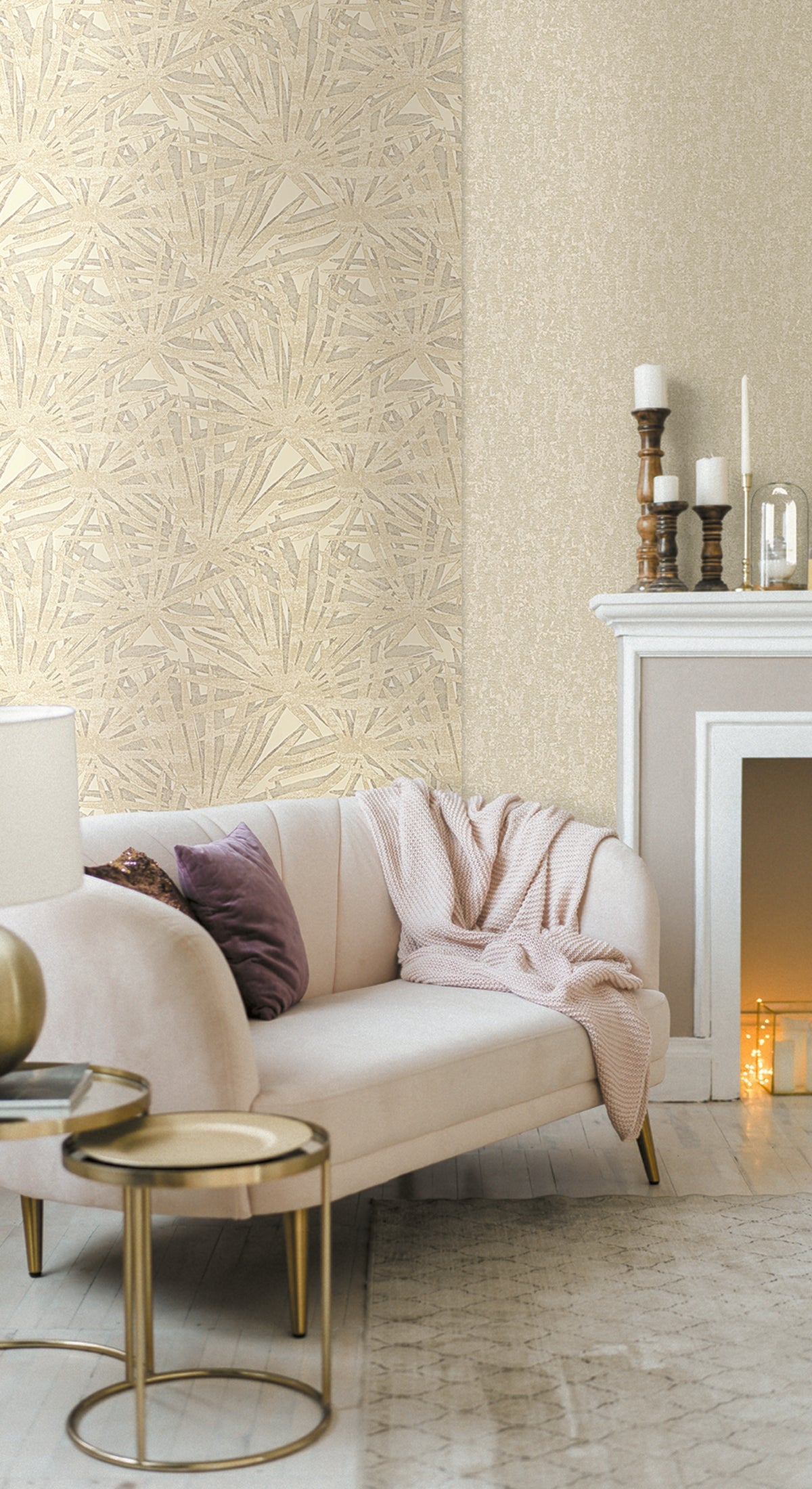 Hookedonwalls New Wave Palma D'Oro 24825 behang sfeerbeeld