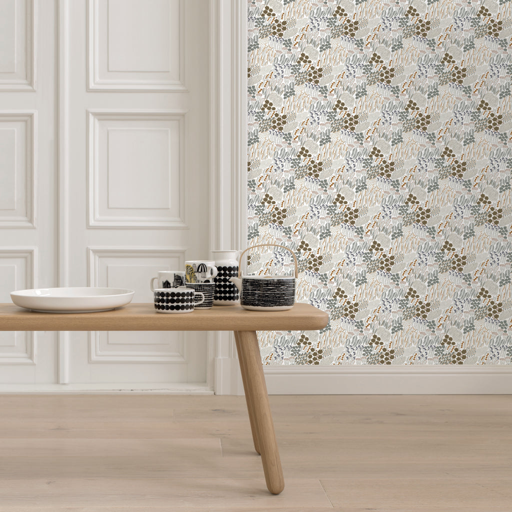 Hookedonwalls Marimekko Volume 06 Pieni Letto 25145 behang sfeerbeeld