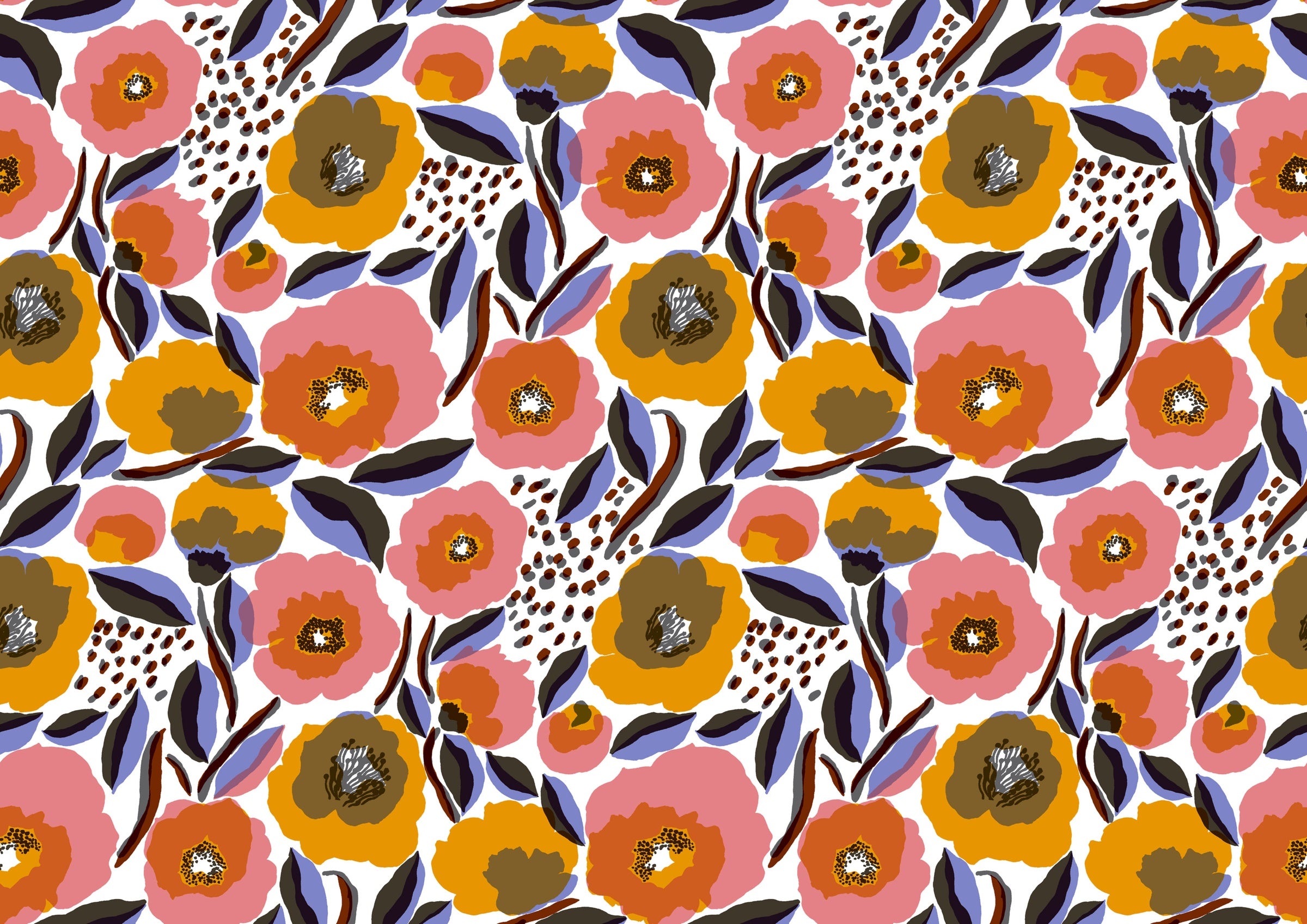 Hookedonwalls Marimekko Volume 06 Rosarium 25155 behang