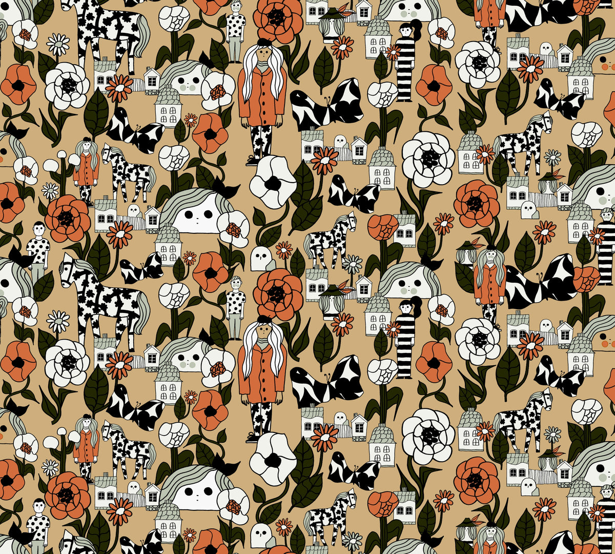 Hookedonwalls Marimekko Volume 06 Marikyla 25165 behang